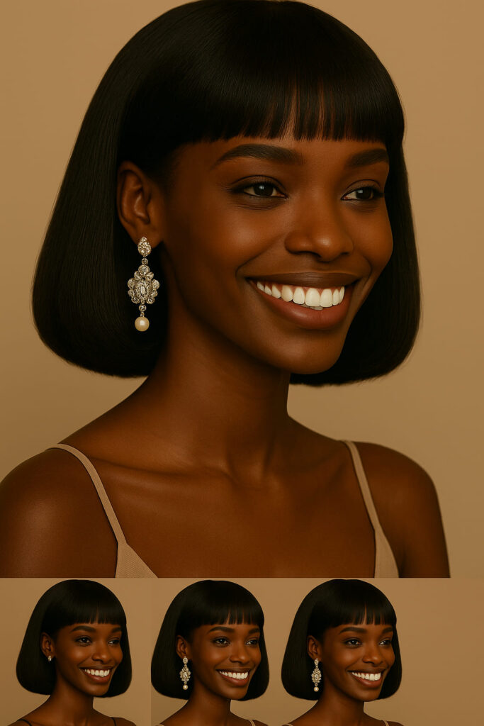 Ismena™ – Carré Élégant™ – 13×4 Lace Frontal HD Sans Colle – Cheveux Indiens Bruts Premium