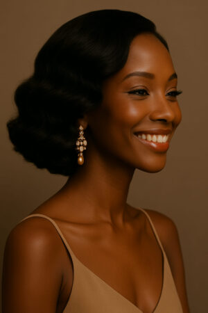 Marzia™ – Noir Absolu™ – Carré Ondulé Élégant – 13×4 Lace Frontal HD Sans Colle – Cheveux Indiens Bruts Premium