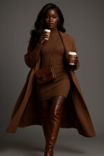 Dominante, NAYA ÉLÉGANCE – Noir Royal™ – Carré Structuré Mi-Long avec Frange Balayée – Cheveux Indiens