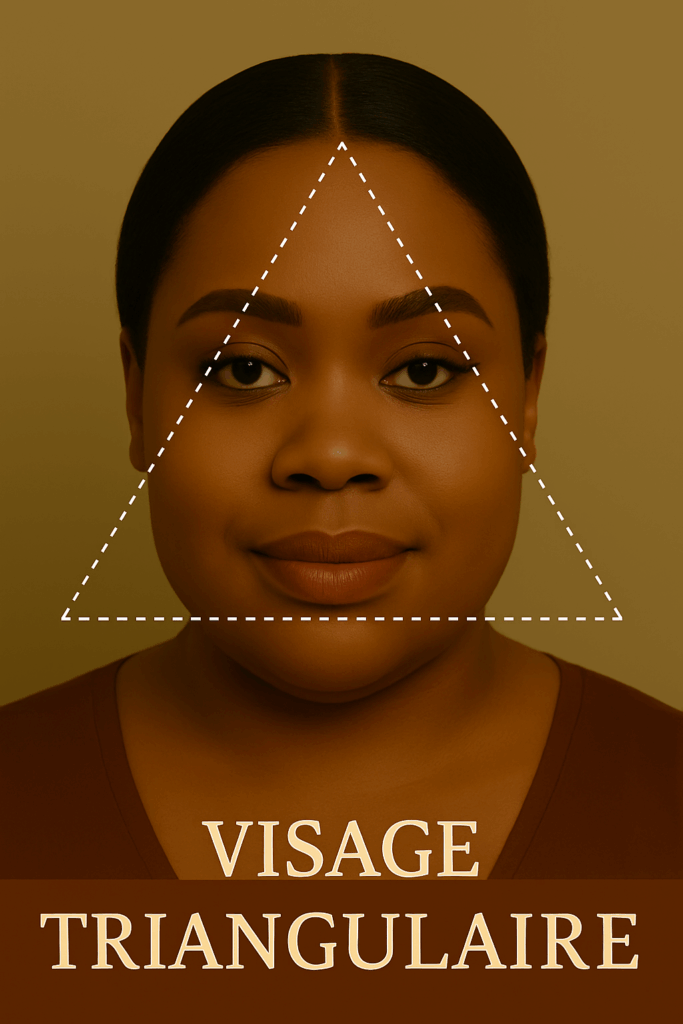 morphologie du visage triangulaire