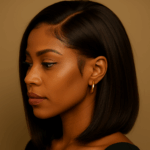 Bravoure – Noir Baobab™ – NAYA ÉLÉGANCE – Carré Lisse Intense – 13×4 Lace Frontal HD Sans Colle – Cheveux Indiens Bruts Premium