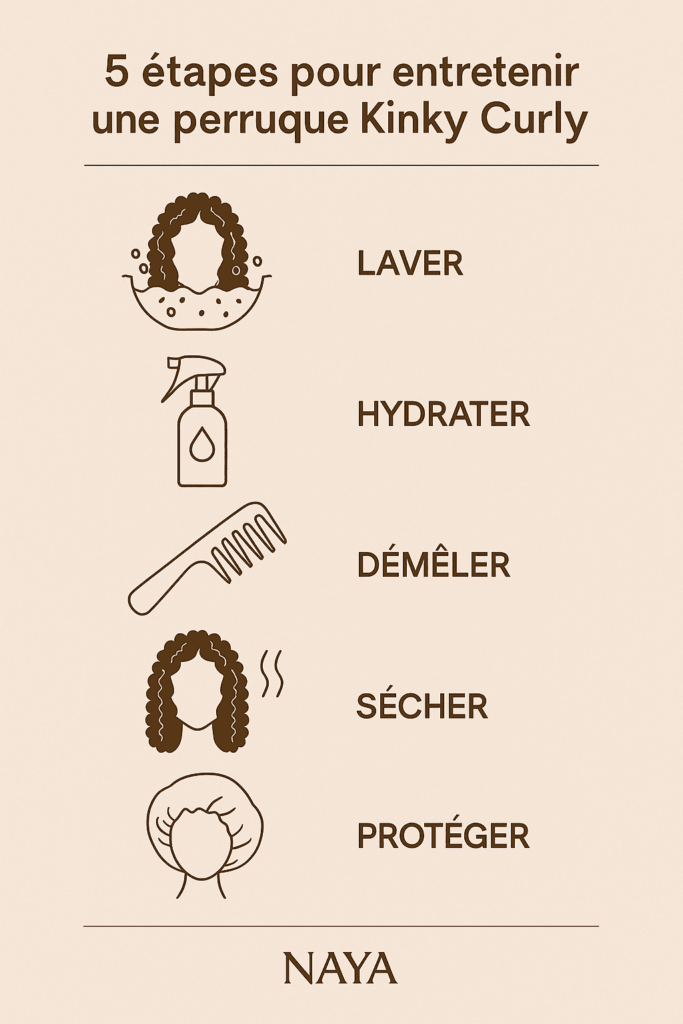 Perruque Kinky Curly : Guide complet pour coiffage, entretien et mise en valeur
