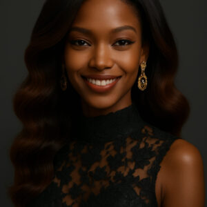 Neriah Ombré Cuivré™ – NAYA ÉLÉGANCE – Perruque Longue Ondulée – 13×4 Lace Frontal HD Sans Colle – Cheveux Indiens Bruts Premium