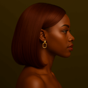 Bravoure – Rouge Kola™ – NAYA ÉLÉGANCE – Carré Lisse Structuré – 13×4 Lace Frontal HD Sans Colle – Cheveux Indiens Bruts Premium