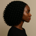 Eshe™ – Noir Profond™ – Boucles Sculptées Élégantes – 13×4 Lace Frontal HD Sans Colle – Cheveux Indiens Bruts Premium