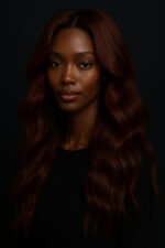 Adana™ – Cuivre Flamboyant™ – Longue Ondulation Libre – Épaissit les visages très fins – Cheveux naturels indiens