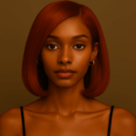 Cléa™ – Cuivre Ashanti™ – Carré Lisse Élégant