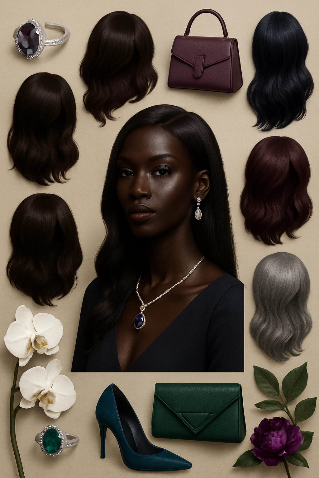 7 couleurs de cheveux pour sublimer une Queen Ébène Profond™