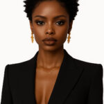 Sefa™ – Noir Absolu – Pixie Afro Sculpté – Épaissit les visages très fins – Cheveux naturels indiens
