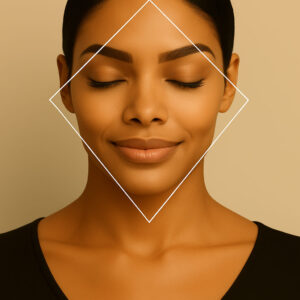 Visage en diamant