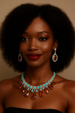 Zuri™ – Noir Absolu Élégant – Afro Naturel Arrondi – Épaissit les visages très fins – Cheveux naturels indiens