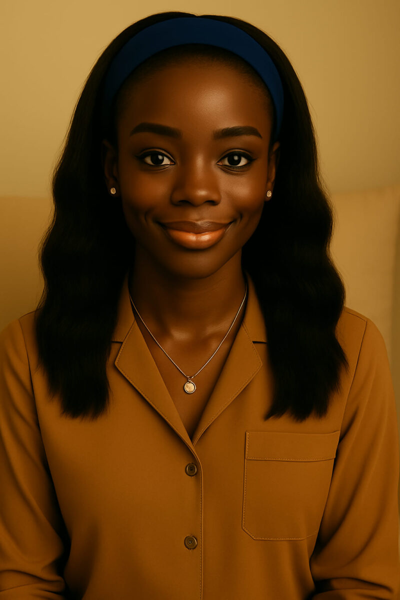 Morowa™ – Brun Ébène Soyeux – Bandeau ondulé mi-long 14″ – Adoucit les visages carrés – Cheveux naturels indiens