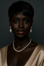 Affirmée – Pixie Sculpté – Noir Précieux™ – 6" – Redessine les visages ronds et cœur – Cheveux Naturels Indiens