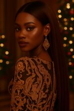 Aime-toi N°46 – Longue Lisse Élégance – Brun Chocolat Satin™ (#2/30) – 22″ – Allonge et adoucit les visages ronds, ovales et cœur – Cheveux Naturels Indiens