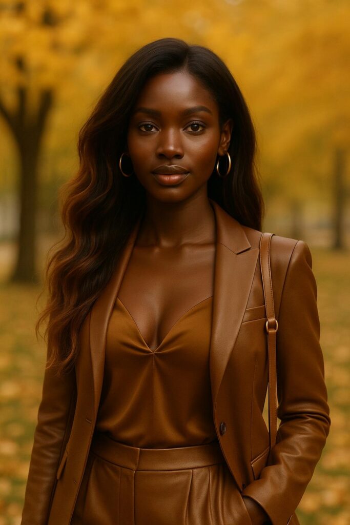 Aime-toi N°69 – Body Wave Élégante – Brun Moka Doré™ – 22" – Illumine la douceur des visages Cacao Neutre™ et Ébène Neutre™ – Cheveux Naturels Indiens