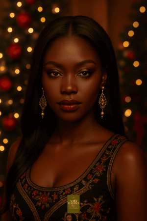 Aime-toi N°39 – Lisse Classique Profond – Noir Élégant™ (#1B) – 22" – Sublime les visages Ébène et Neutres – Cheveux Naturels Indiens