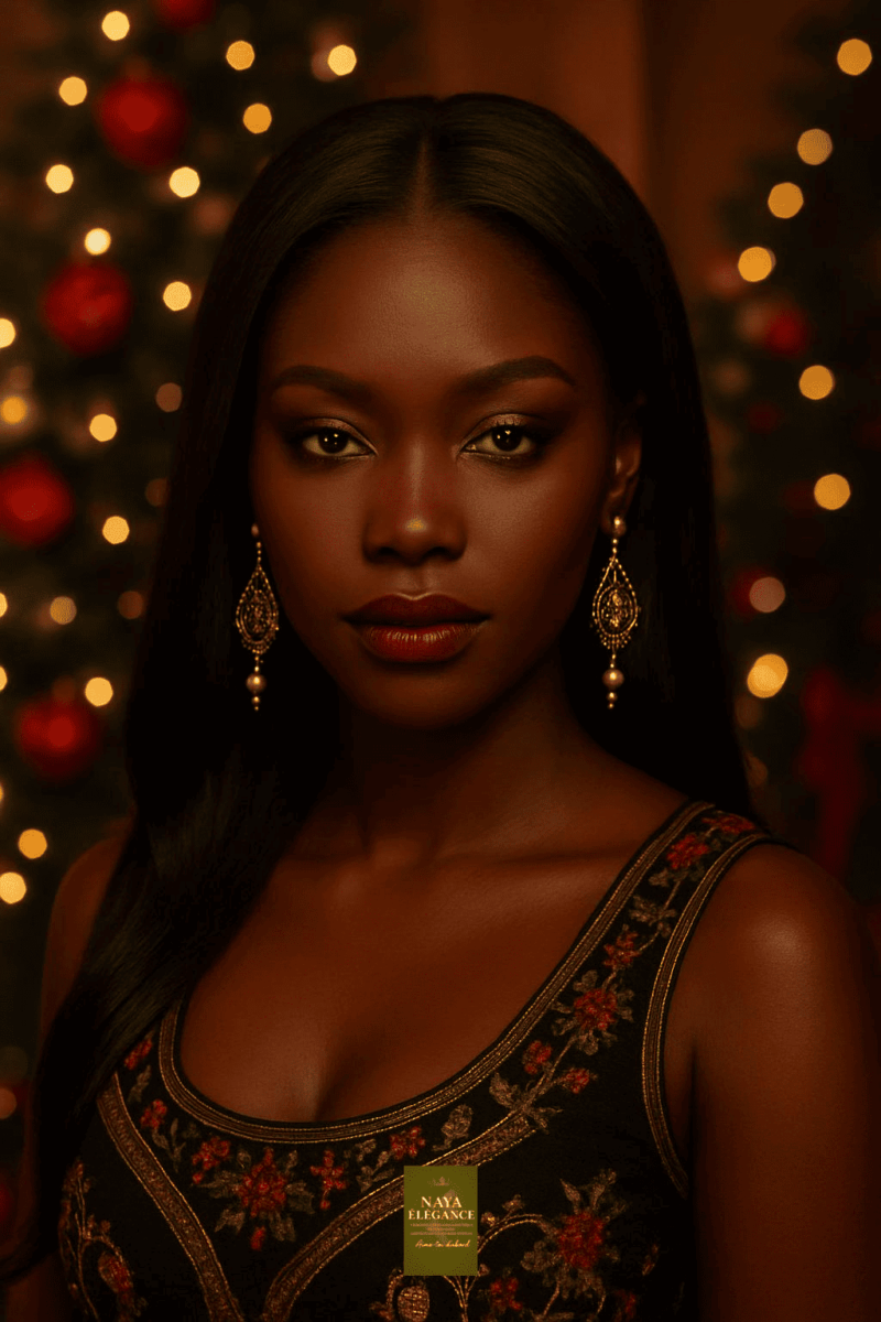 Aime-toi N°39 – Lisse Classique Profond – Noir Élégant™ (#1B) – 22" – Sublime les visages Ébène et Neutres – Cheveux Naturels Indiens