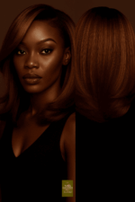 Aime-toi N°38 – Lisse Contouré – Brun Miel Doré™ – 18" – Illumine tous les visages – Cheveux Naturels Indiens