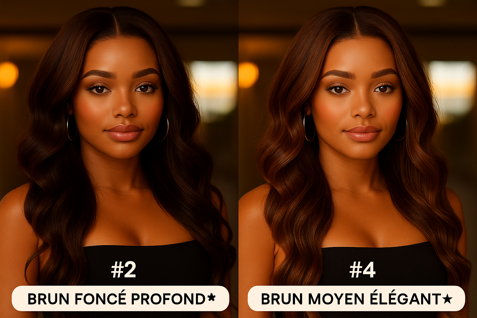 #2 vs #4 — Le duel capital des bruns : Brun Foncé Profond™ (#2) contre Brun Moyen Élégant™ (#4): Guide spécial