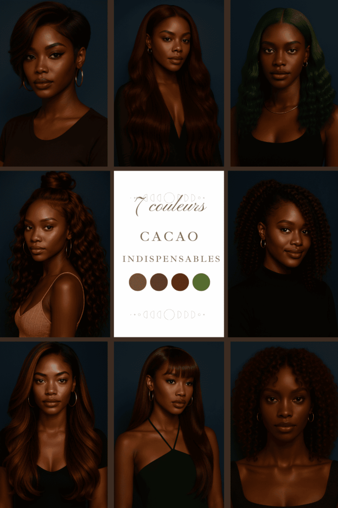 Les couleurs, nuances et reflets qui subliment le Cacao Neutre™