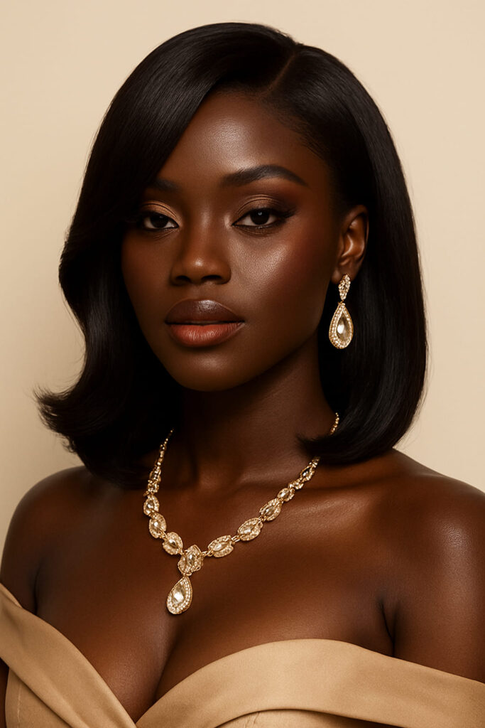 Queen au visage en coeur: Raie latérale souple