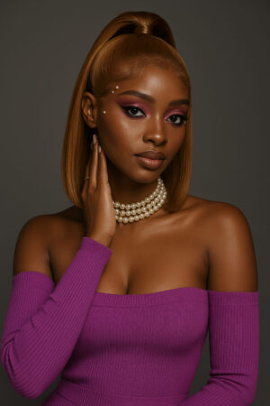 Aime-toi N°15 – Bob Lisse Swoop – Miel Solaire™ ou Cuivré Intense™ – 12" – Polyvalente, précise et lumineuse – Cheveux Naturels Indiens