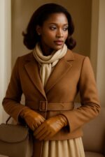 Aime-toi N°43 – Volume Sculpté Mi-Long – Rouge Taupe Élégant™ – 14″ – Révèle la douceur des visages ovales, cœur et carrés – Cheveux Naturels Indiens