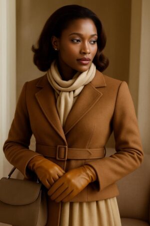 Aime-toi N°43 – Volume Sculpté Mi-Long – Rouge Taupe Élégant™ – 14″ – Révèle la douceur des visages ovales, cœur et carrés – Cheveux Naturels Indiens