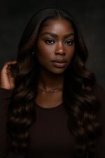 Aime-toi N°66 – Body Wave Élégante – Brun Chocolat Satin™ (nuance #2/30) – 24" – Sublime toutes les formes de visages – Cheveux Naturels Indiens