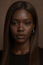 Perruque Parfaite Teint Froid N°5 – Lisse Élégante 22″ – sans colle – nuance Brun Froid Profond™ (#2) – Cheveux Naturels Indiens