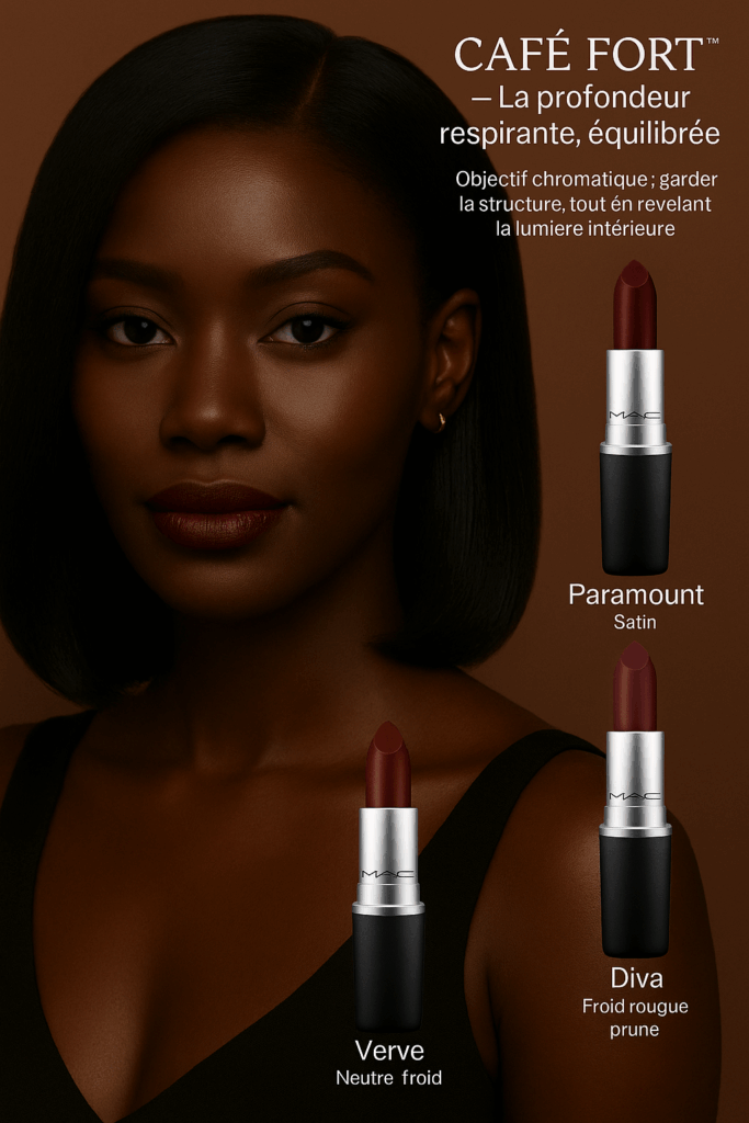 Les Rouges à lÚvres MAC qui subliment la Queen Café Fort: Diva, Sin, Paramount et Verve