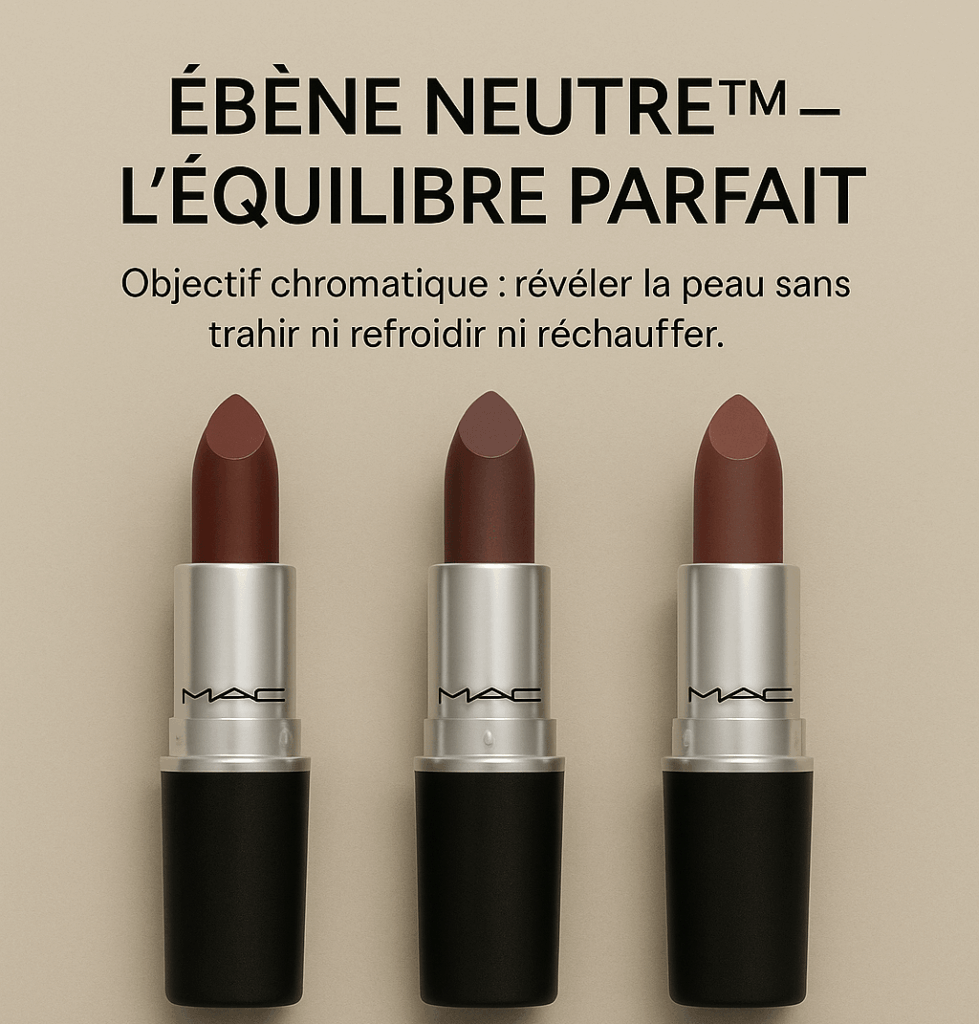 Les Rouges à lÚvres neutres qui subliment la Queen ébÚne neutre: Verve, Whirl, Velvet Teddy