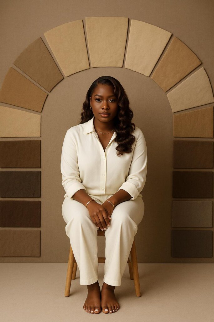 Les Profils Colorimétriques Africains — CACAO NEUTRE™ : l’équilibre incarné de la lumière stable