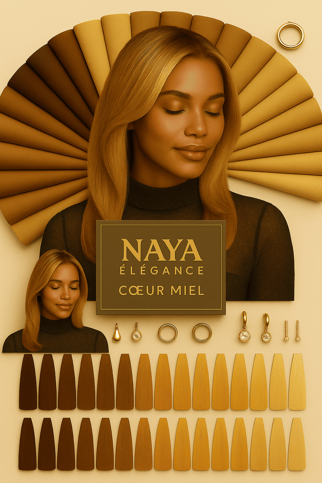 ✨ Cœur Miel™ — là où la lumière dorée devient douceur