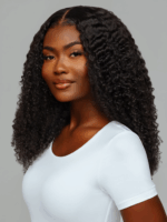 Absolu Hair N°01, Fiji Curl– Beauté Tous Visages, Boucles Profondes (Closure 5X5 HD, 16")