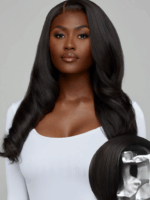 Absolu Hair N°12 – Cheveux lisses de Bali – Noir Chic™ Satiné – Baby Hair Fins et Naturels – Cheveux Vierges de Luxe