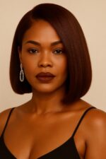 Absolu Hair N°06 — Carré Lisse Sculptural, Cheveux Vierges de Luxe • Prêt-à-porter Haute Précision