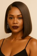 Absolu Hair N°06 — Carré Lisse Sculptural, Cheveux Vierges de Luxe • Prêt-à-porter Haute Précision