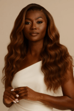 Absolu Hair N°08 – Longue Ondulation Libre – Épaissit les visages très fins – Cheveux Cambodgiens Vierges