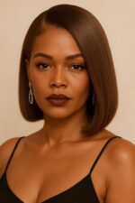 Absolu Hair N°06 — Carré Lisse Sculptural, Cheveux Vierges de Luxe • Prêt-à-porter Haute Précision