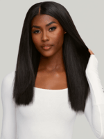 Absolu Hair N°12 – Cheveux lisses de Bali – Noir Chic™ Satiné – Baby Hair Fins et Naturels – Cheveux Vierges de Luxe
