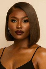 Absolu Hair N°06 — Carré Lisse Sculptural, Cheveux Vierges de Luxe • Prêt-à-porter Haute Précision