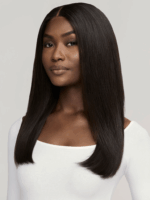 Absolu Hair N°12 – Cheveux lisses de Bali – Noir Chic™ Satiné – Baby Hair Fins et Naturels – Cheveux Vierges de Luxe