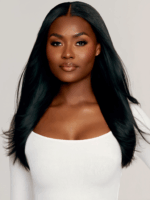 Absolu Hair N°12 – Cheveux lisses de Bali – Noir Chic™ Satiné – Baby Hair Fins et Naturels – Cheveux Vierges de Luxe